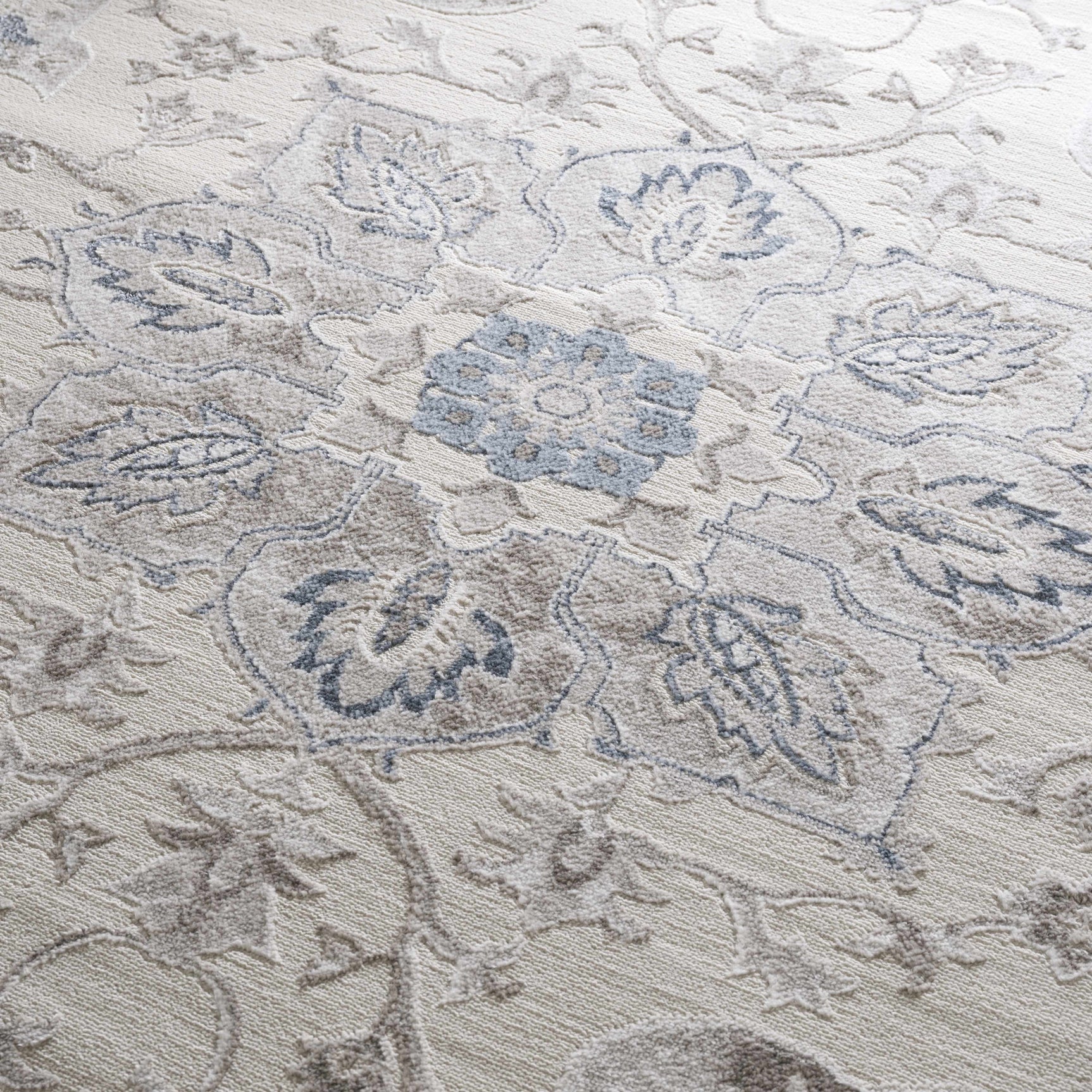 Calum Blue & Gray Area Rug - Clearance - Ornate Home