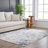 Calum Blue & Gray Area Rug - Clearance - Ornate Home