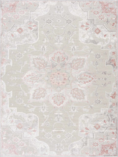 Calum Pink Floral Thick Area Rug - Clearance - Ornate Home