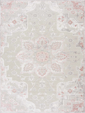 Calum Pink Floral Thick Area Rug - Clearance - Ornate Home
