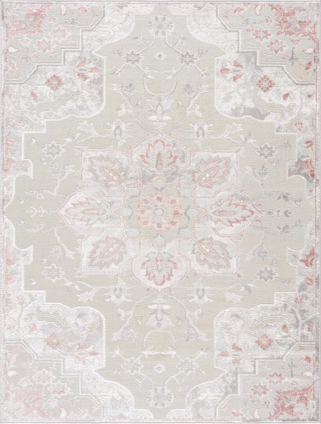 Calum Pink Floral Thick Area Rug - Clearance - Ornate Home