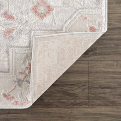 Calum Pink Floral Thick Area Rug - Clearance - Ornate Home