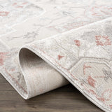 Calum Pink Floral Thick Area Rug - Clearance - Ornate Home