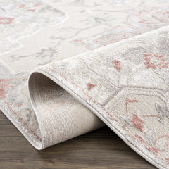 Calum Pink Floral Thick Area Rug - Clearance - Ornate Home
