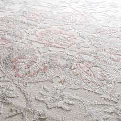 Calum Pink Floral Thick Area Rug - Clearance - Ornate Home