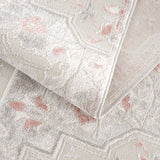 Calum Pink Floral Thick Area Rug - Clearance - Ornate Home
