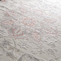Calum Pink Floral Thick Area Rug - Clearance - Ornate Home