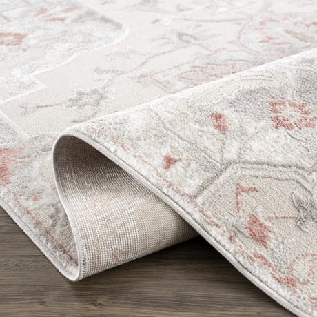 Calum Pink & Gray Area Rug - Clearance - Ornate Home
