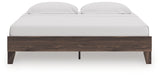 Calverson Brown King Platform Bed (Online Special Price) - Ornate Home
