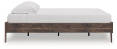 Calverson Brown King Platform Bed - Ornate Home