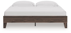 Calverson Brown King Platform Bed - Ornate Home