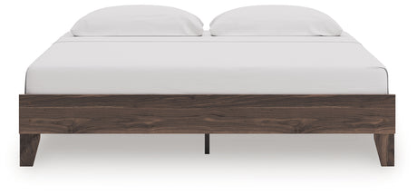 Calverson Brown King Platform Bed - Ornate Home