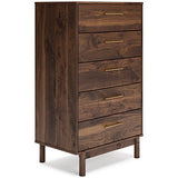 Calverson Mocha Chest of Drawers (Online Special Price) - Ornate Home