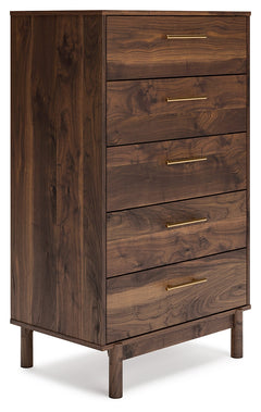 Calverson Mocha Chest of Drawers - Ornate Home