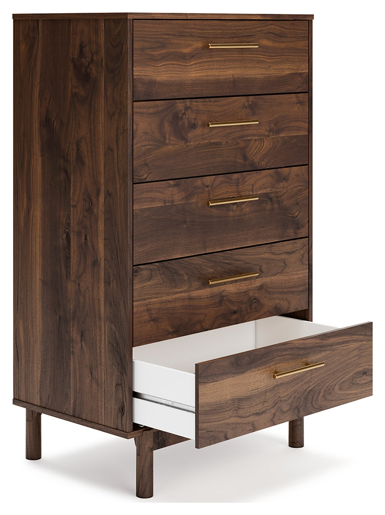 Calverson Mocha Chest of Drawers - Ornate Home