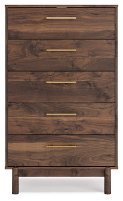 Calverson Mocha Chest of Drawers - Ornate Home
