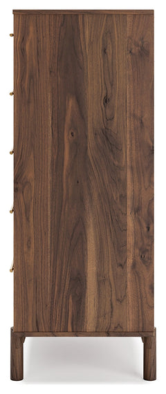 Calverson Mocha Chest of Drawers - Ornate Home