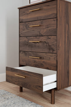 Calverson Mocha Chest of Drawers - Ornate Home