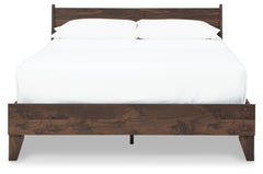 Calverson Mocha Full Panel Platform Bed - Ornate Home