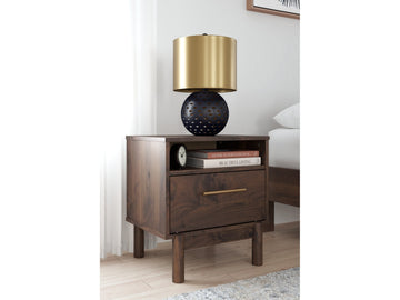 Calverson Mocha Nightstand - Ornate Home