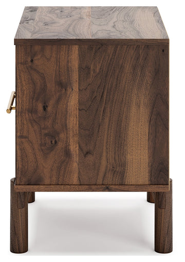 Calverson Mocha Nightstand - Ornate Home