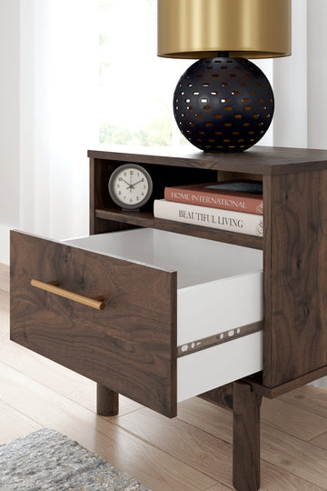 Calverson Mocha Nightstand - Ornate Home