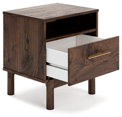 Calverson Mocha Nightstand - Ornate Home