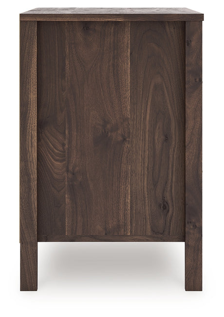 Calverson Mocha Two Drawer Night Stand - Ornate Home