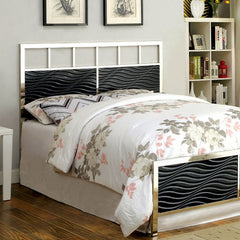 Calvin Black/Chrome Cal.King Bed - Ornate Home