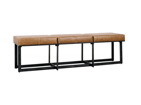Calvin Chestnut Brown Bench - Ornate Home