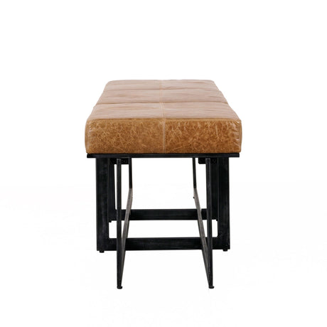 Calvin Chestnut Brown Bench - Ornate Home