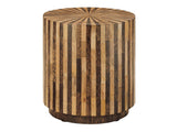 Calypso Brown/Natural Accent Table - Ornate Home