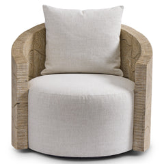 Calypso Sea Oat Outdoor Swivel Chair - Ornate Home