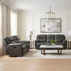 Camaro Nugget Grey 2-Piece Living Room Set