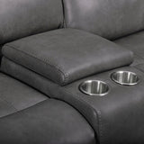 Camaro Nugget Grey 3-Piece Living Room Set - Ornate Home