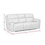 Camaro Nugget Grey 3-Piece Living Room Set - Ornate Home