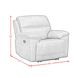Camaro Nugget Grey 3-Piece Living Room Set - Ornate Home