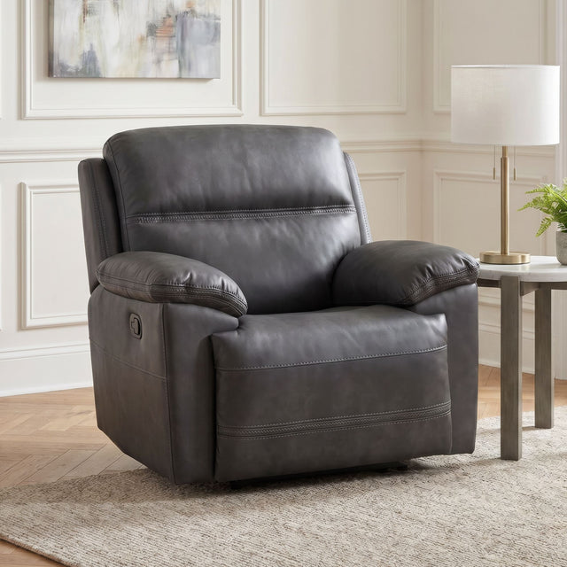 Camaro Nugget Grey Recliner - Ornate Home