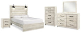 Cambeck Queen Panel Bedroom Set with Dresser, Mirror, Chest and Nightstand (Online Special Price) - Ornate Home