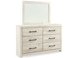Cambeck Whitewash Dresser & Mirror (Online Special Price) - Ornate Home