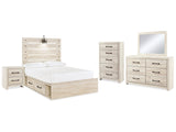 Cambeck Whitewash Full Panel Bed, Dresser, Chest and Nightstand (Online Special Price) - Ornate Home