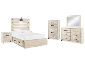 Cambeck Whitewash Full Panel Bed, Dresser, Chest and Nightstand (Online Special Price) - Ornate Home