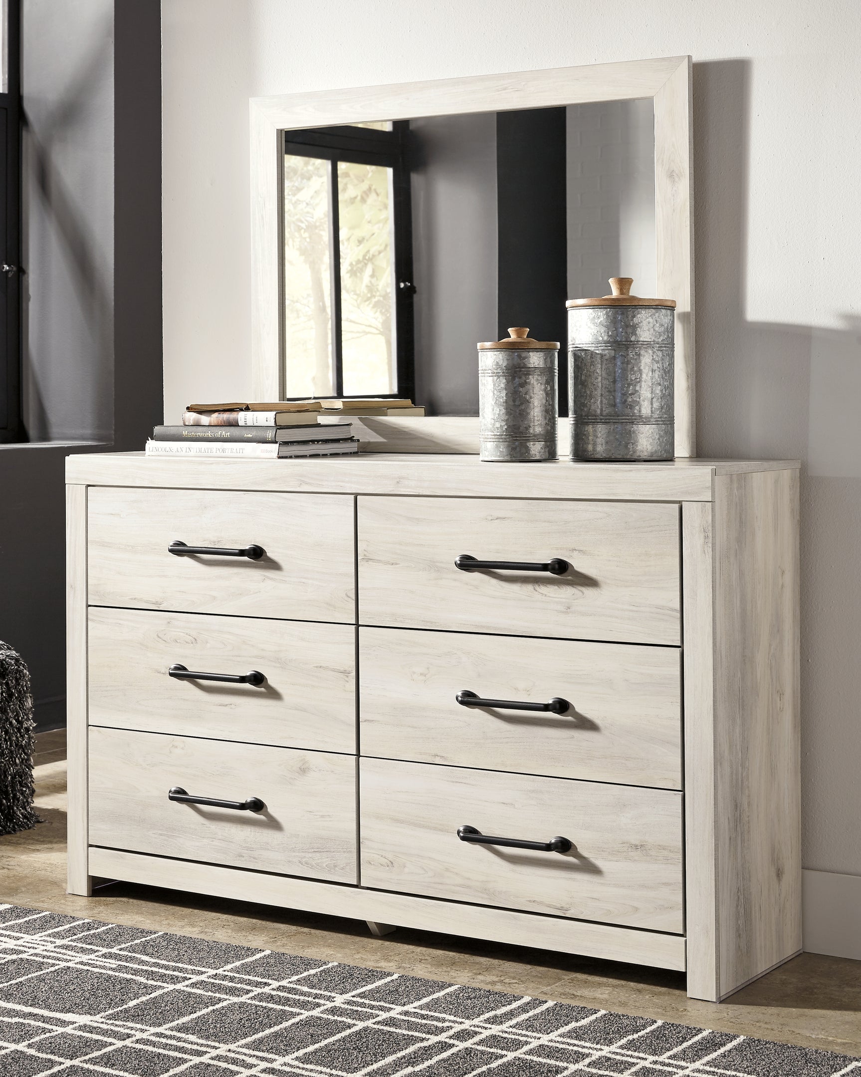 Cambeck Whitewash Full Panel Bed, Dresser, Chest and Nightstand (Online Special Price) - Ornate Home