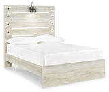 Cambeck Whitewash Full Panel Bed, Dresser and Mirror - Ornate Home