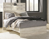 Cambeck Whitewash Full Panel Bed, Dresser and Mirror - Ornate Home