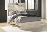 Cambeck Whitewash Full Panel Bed, Dresser and Mirror - Ornate Home