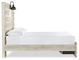 Cambeck Whitewash Full Panel Bed with 2 Storage Drawers (Online Special Price) - Ornate Home