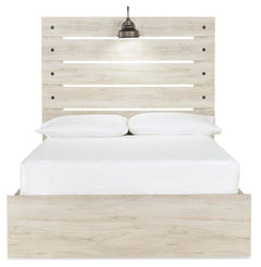 Cambeck Whitewash Full Panel Bed with Storage, Chest and Nightstand - Ornate Home
