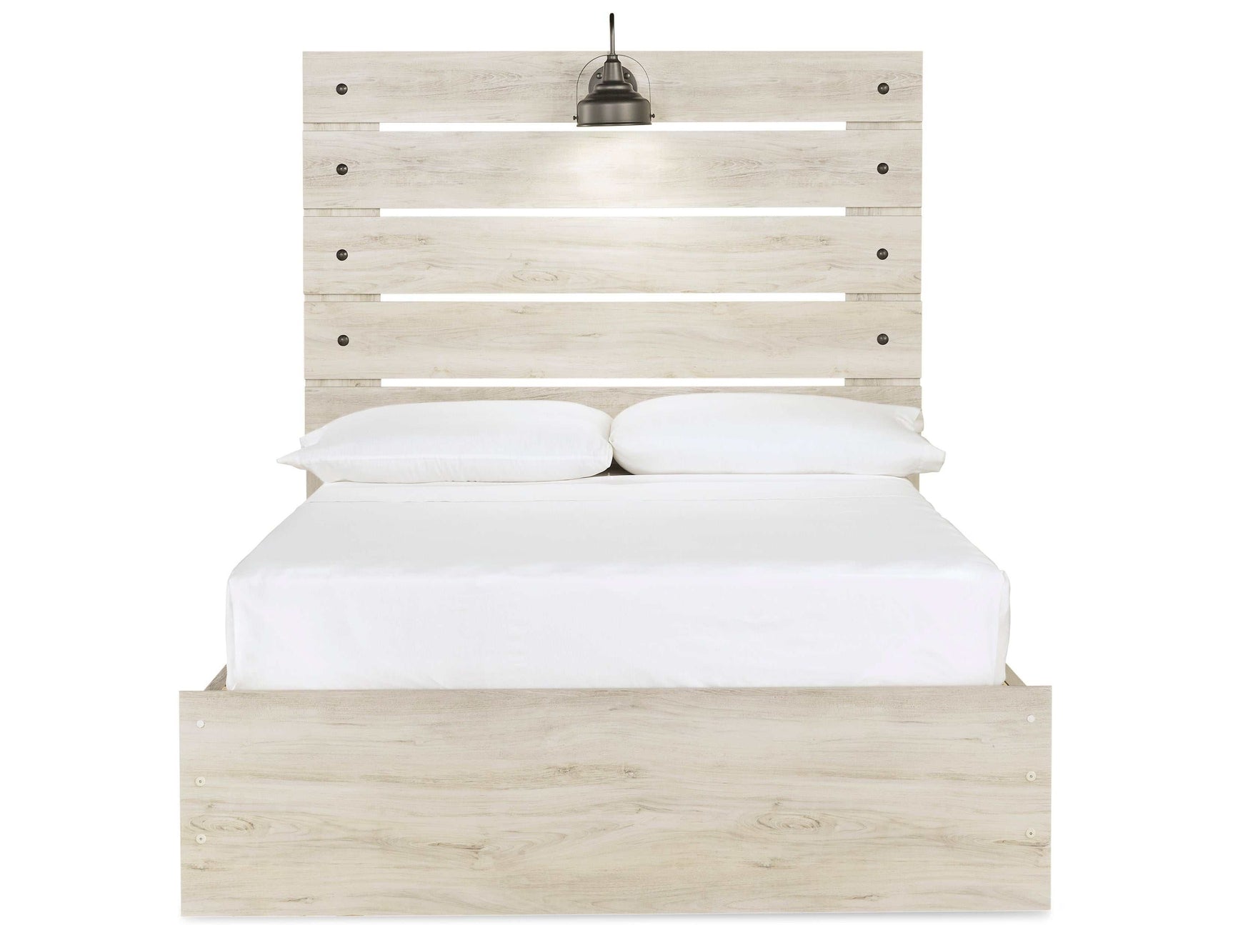 Cambeck Whitewash Full Panel Bedroom Set w/ 2 Storage Drawers (Online Special Price) - Ornate Home
