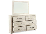 Cambeck Whitewash Full Panel Bedroom Set w/ 2 Storage Drawers (Online Special Price) - Ornate Home